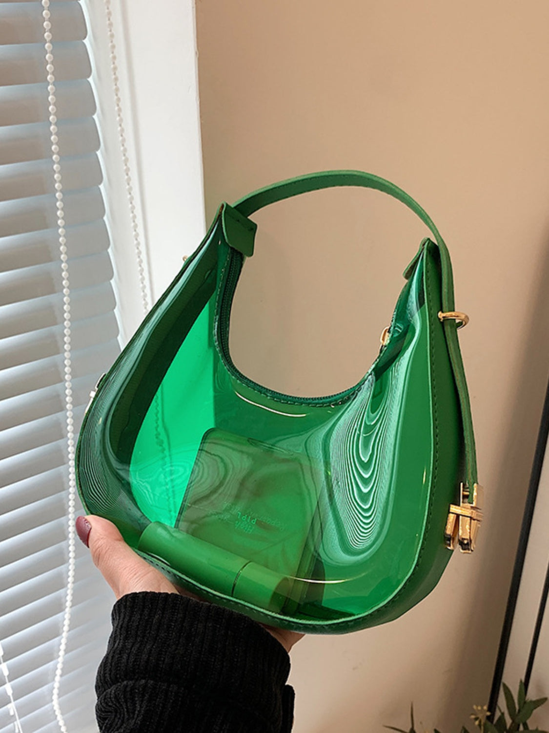 Leather PVC Shoulder Bag Trendsi