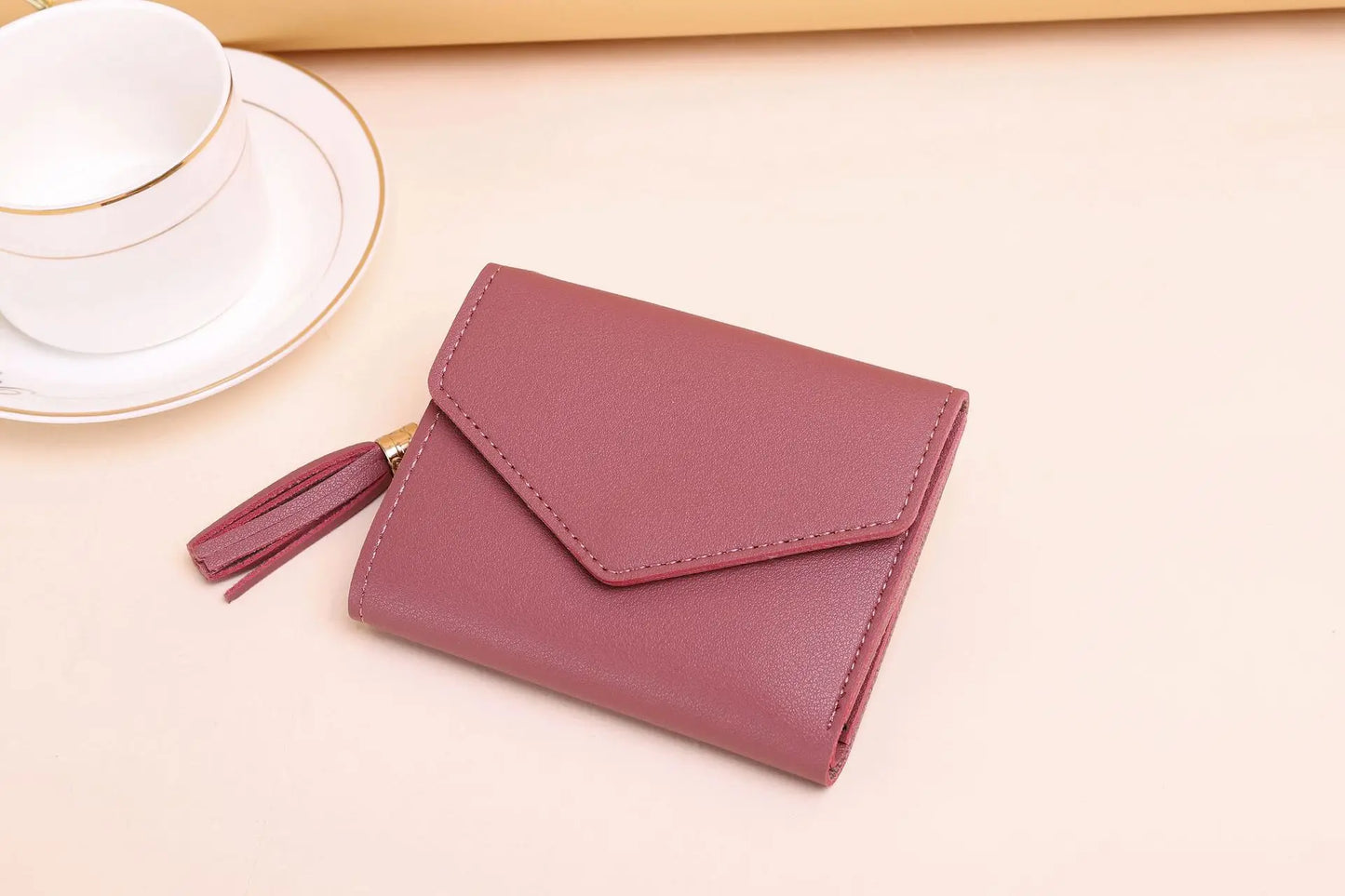 2022 Designer Crystal Diamond Crown Decorated Card Holder Clutch Ladies Leather Wallets for Women-4