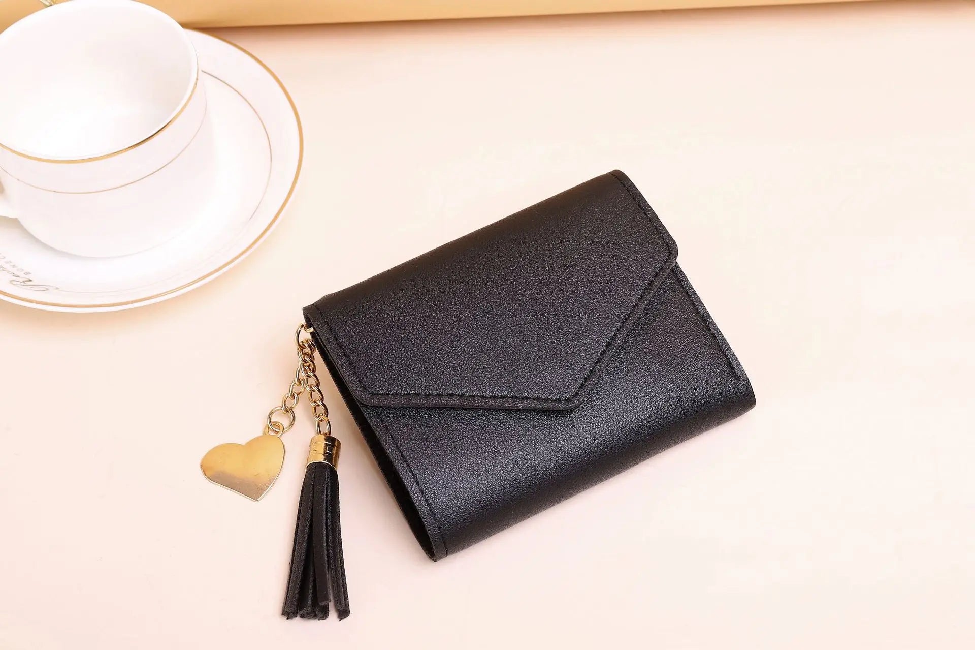 2022 Designer Crystal Diamond Crown Decorated Card Holder Clutch Ladies Leather Wallets for Women-10